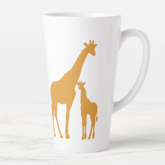 Caneca De Café Latte Mãe e Namorada Latte Mug (Direita)