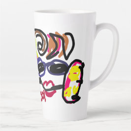 Caneca De Café Latte Mãe é tão legal