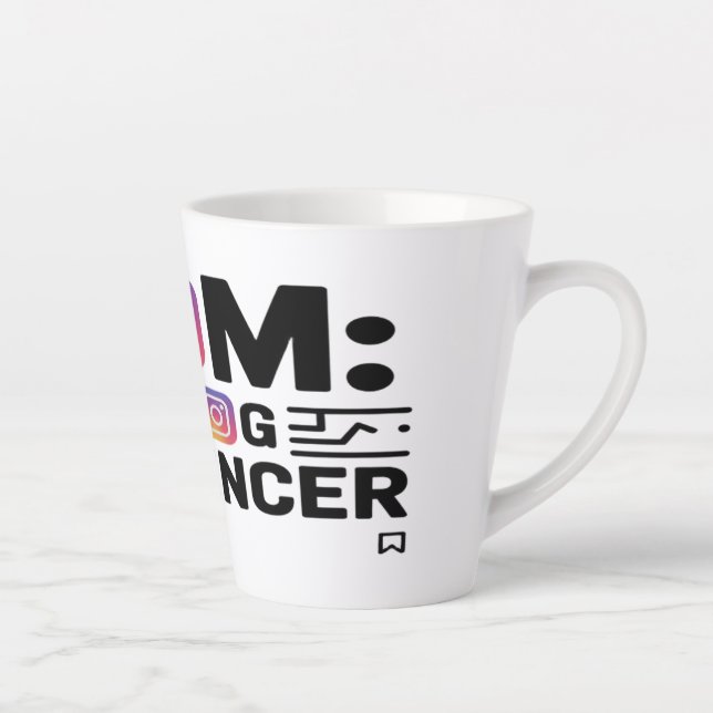 Caneca De Café Latte Mãe: O Influenciador OG (Direita)