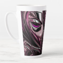 Caneca De Café Latte Magenta Vortex Mug