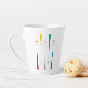 Caneca De Café Latte Magic Wands Latte Mug