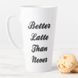 Caneca De Café Latte  Mais Latente do que nunca Fonte de Rico