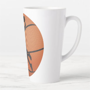 Caneca De Café Latte Mala de basquete