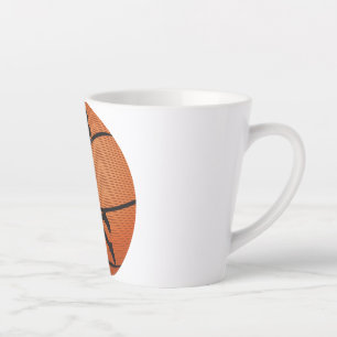 Caneca De Café Latte mala de basquetebol