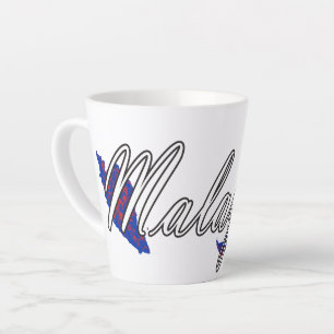 Caneca De Café Latte Malásia
