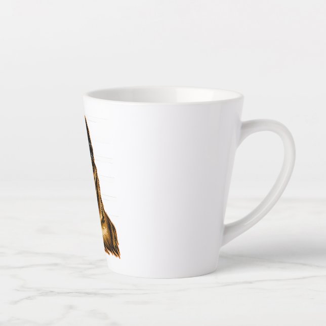 Caneca De Café Latte Malinois belgas (Direita)