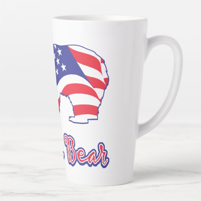 Caneca De Café Latte Mama Bear (Direita)
