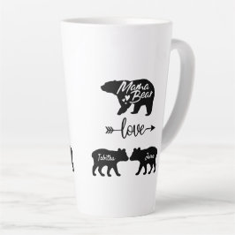 Caneca De Café Latte Mama Bear Latte Mug
