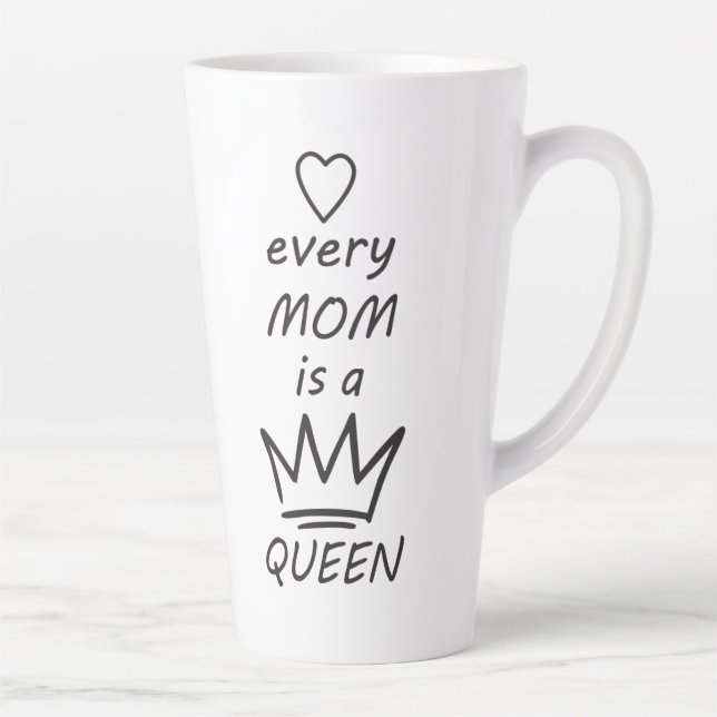 Caneca De Café Latte Mama Tasse (Direita)