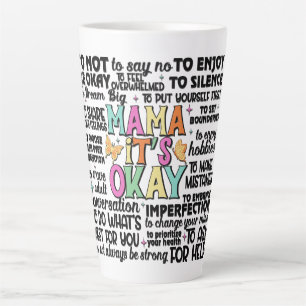 Caneca De Café Latte Mama Tudo Bem