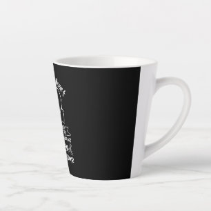 Caneca De Café Latte Mamãe Deu o coração de uma mãe