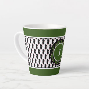 Caneca De Café Latte Manchas de Macha Derretidas por Sorvete irresistív