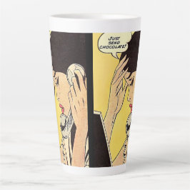 Caneca De Café Latte Mande Chocolate Vintage art
