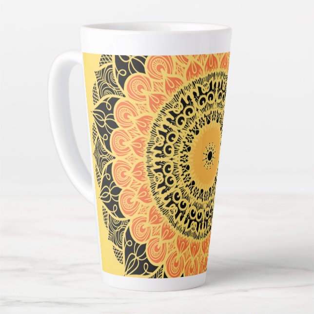 Caneca De Café Latte mandela (Ângulo esquerdo)