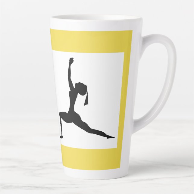 Caneca De Café Latte Manhã latina Mug (Direita)