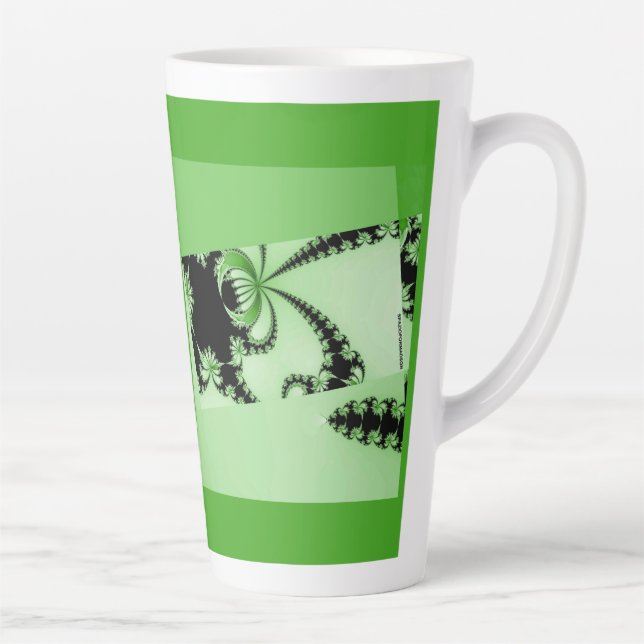 Caneca De Café Latte Mantis Latte Mug do Jardim Fratural (Direita)