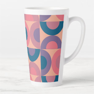 Caneca De Café Latte Mar de Coral Moderno do Século médio