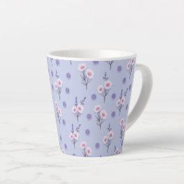 Caneca De Café Latte Margaridas de Poeira de Fada