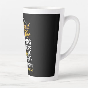 Caneca De Café Latte Marido E Parceiro De Campanha De Esposa Para A Vid