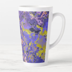 Caneca De Café Latte Mármore Radioativo