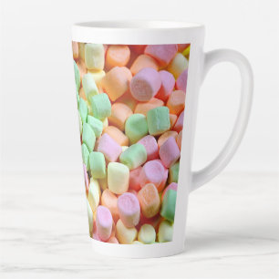 Caneca De Café Latte Marshmallows miniatura