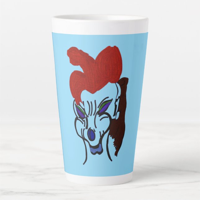 Caneca De Café Latte Martian Hound Large Mug (Frente)