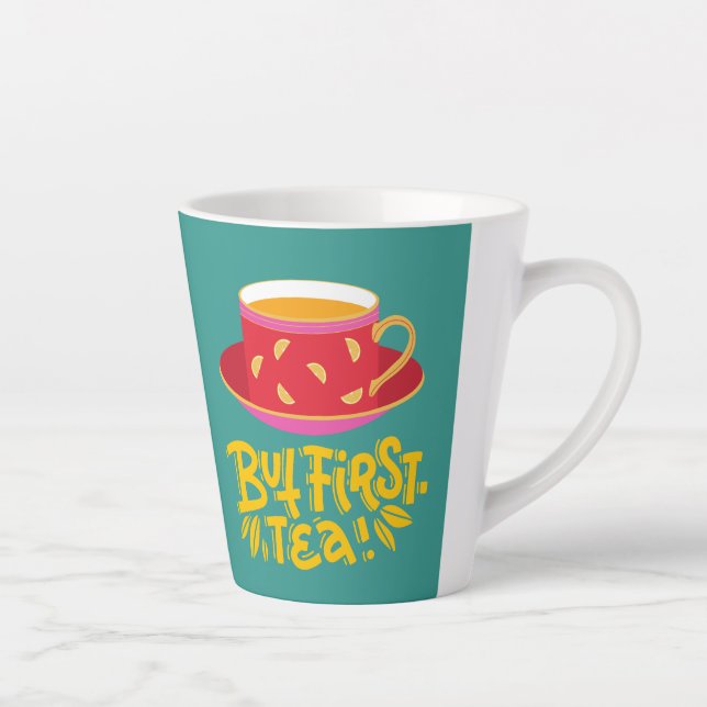 CANECA DE CAFÉ LATTE MAS PRIMEIRA CHÁ (Direita)