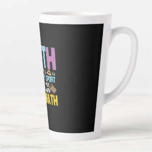 Caneca De Café Latte Matemática De Professores De Matemática Não É Um E