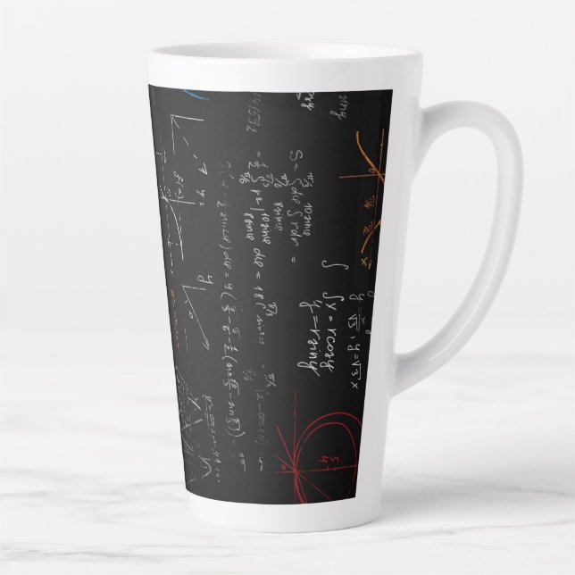 Caneca De Café Latte Math Mug (Direita)