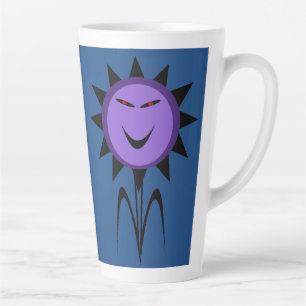 Caneca De Café Latte Mau Flower Kawaii Gótico Halloween