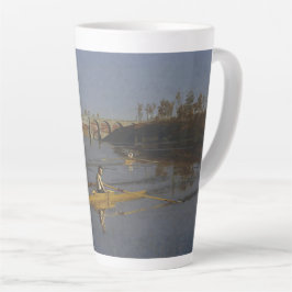 Caneca De Café Latte Max Schmitt em um Solteiro Scull-Thomas Eakins
