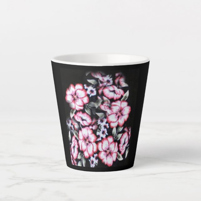 Caneca De Café Latte May Bloom (Frente)