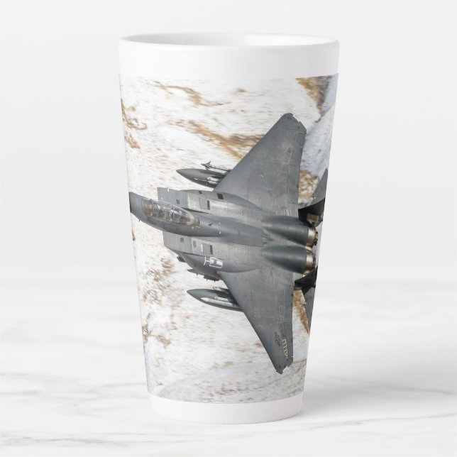 Caneca De Café Latte McDonnell Douglas F-15 Eagle (Frente)