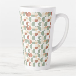 Caneca De Café Latte Meados do Século
