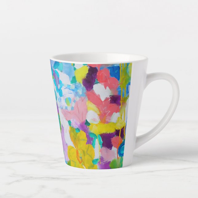 Caneca De Café Latte Meadow Melody (Direita)