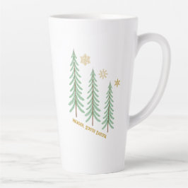 Caneca De Café Latte Meager, SD Holiday Latte Mug