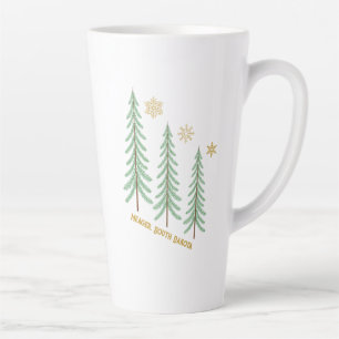 Caneca De Café Latte Meager, SD Holiday Latte Mug