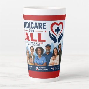 Caneca De Café Latte Medicare para Todos