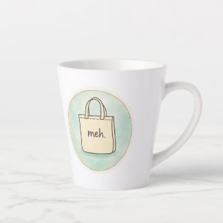 Caneca De Café Latte Meh Snarky Sarcastic Funny Mug