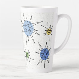 Caneca De Café Latte Meio século Franciscan Starburst 2