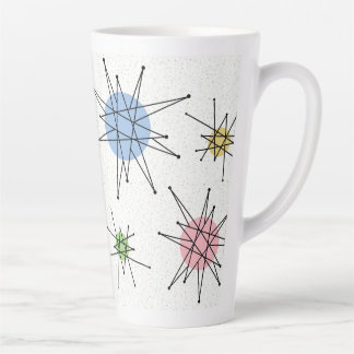 Caneca De Café Latte Meio século Franciscan Starburst 4
