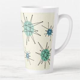 Caneca De Café Latte Meio século Franciscan Starburst 5