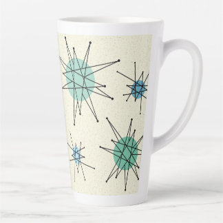 Caneca De Café Latte Meio século Franciscan Starburst 5