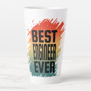 CANECA DE CAFÉ LATTE MELHOR ENGENHEIRO DE TODOS OS MOMENTOS