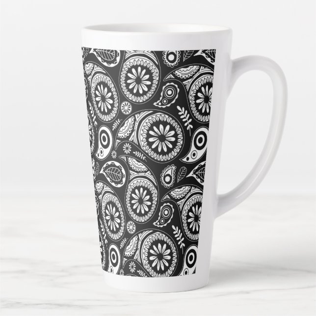 Caneca De Café Latte Melhor Lata Lateral (Direita)