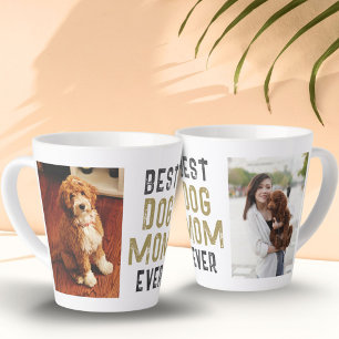 Caneca De Café Latte Melhor Mãe de Cachorro de Todos os Tempos Dona de