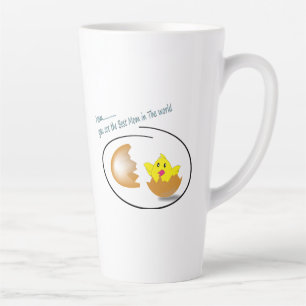 Caneca De Café Latte Melhor mãe de latas
