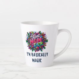 Caneca De Café Latte Melhor mãe de sempre