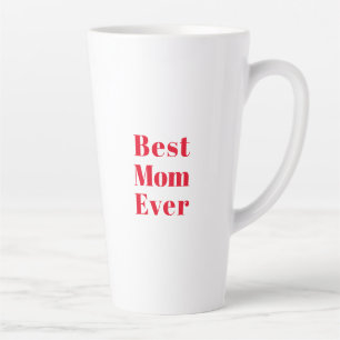 Caneca De Café Latte Melhor Mãe do Mundo, presente de cerâmica para o a
