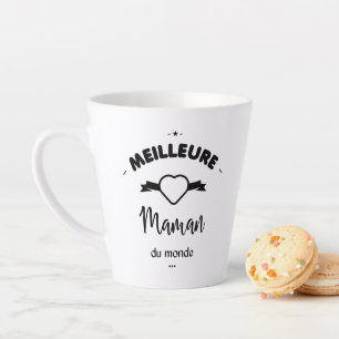 Caneca De Café Latte Melhor mamã do mundo